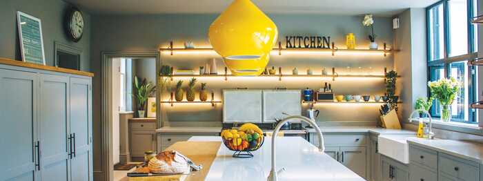 contemporary kitchen island
