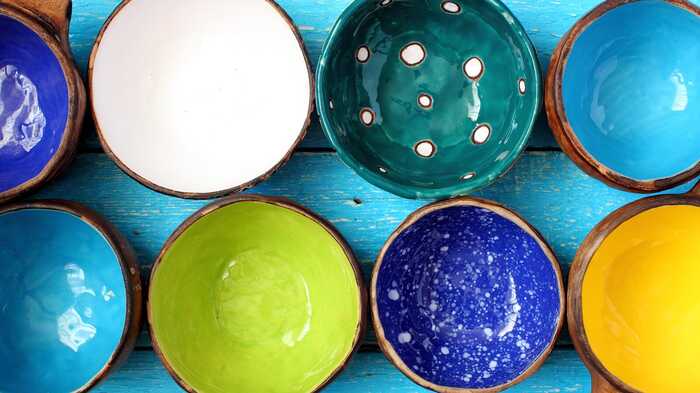 vibrant colour ceramics