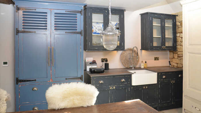 Rustic kitchen cabinets