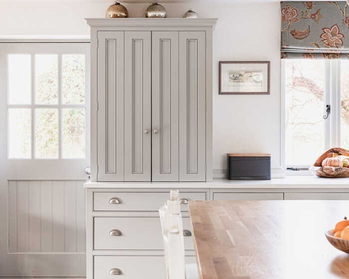 handmade kitchen larder in a spacious bespoke kitchen handmade kitchen larder in a spacious bespoke kitchen